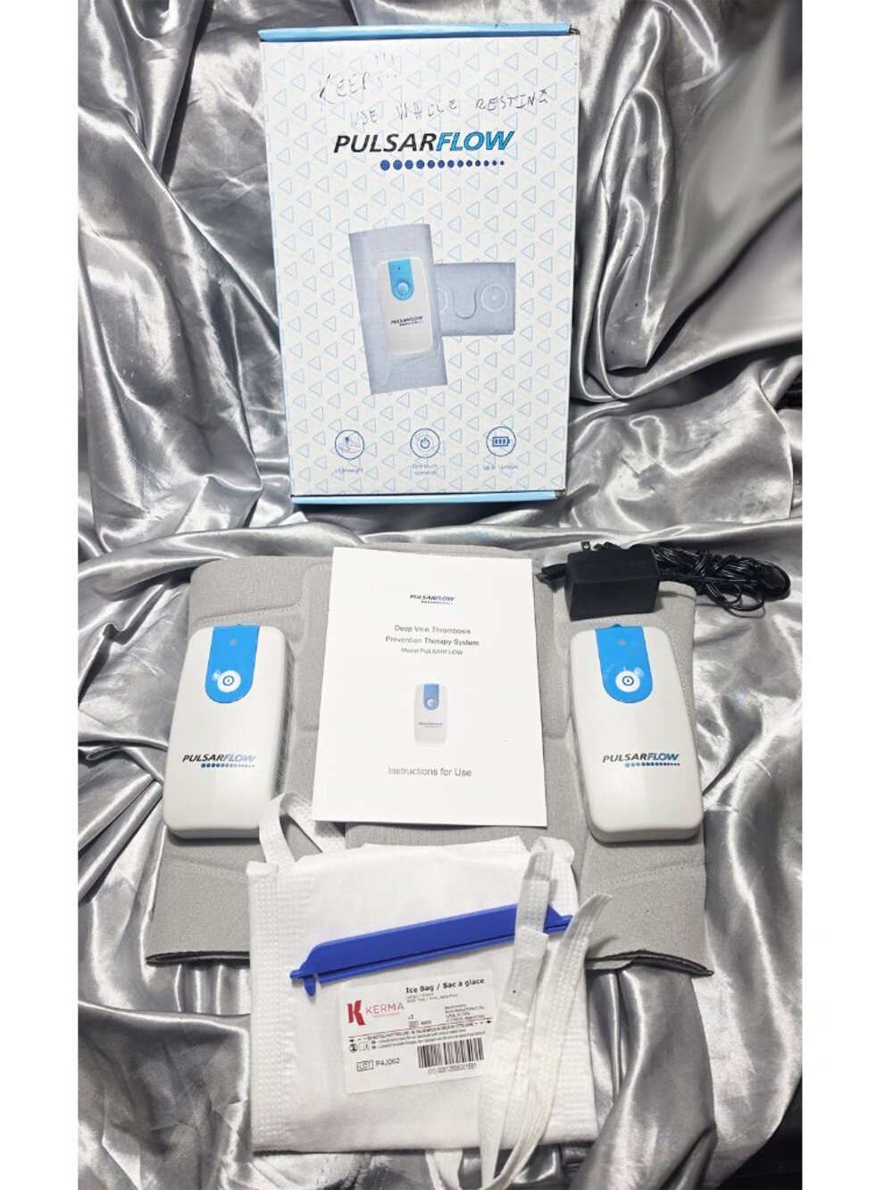 PULSARFLOW DEEP VEIN THROMBOSIS PREVENTION THERAPY SYSTEM COMPLETE IN BOX